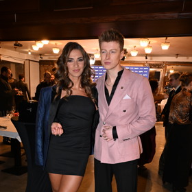 Adam Mišík se Sárou Rychlíkovou.