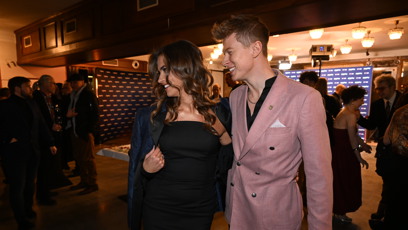 FOTO: Adam Mišík a Sára Rychlíková byli v dobrém rozmaru.