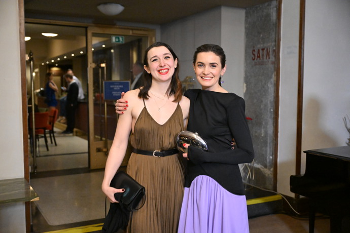 Sarah Haváčová byla samý úsměv.