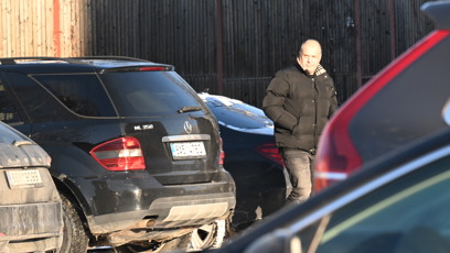 FOTO: Petr Rychlý kráčí na smuteční kar Pavla Nečase.