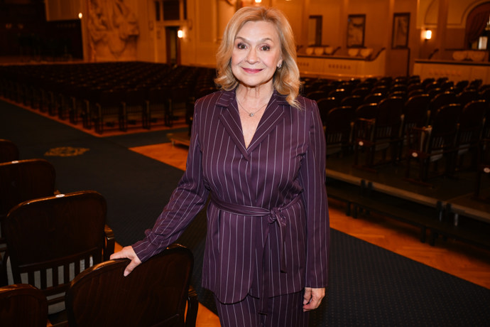 Jana Paulová říká, že kalhotové kostýmky nosí s oblibou.