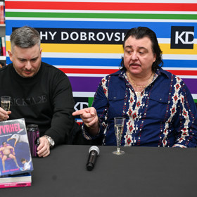 Samir Hauser s rapperem Řezníkem.