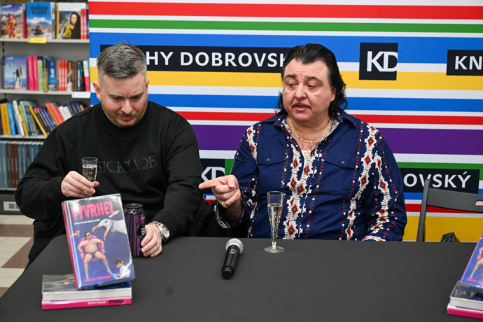 Samir Hauser s rapperem Řezníkem.