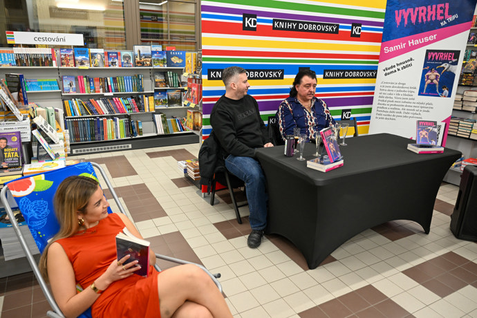 Křest knihy Samira Hausera.