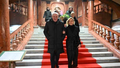 FOTO: Helena Vondráčková odcházela po boku Martina Michala.