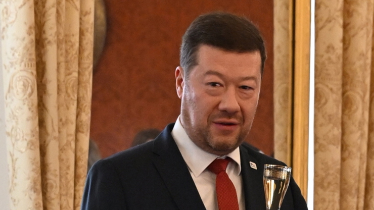 Tomio Okamura na jmenování Andreje Babiše premiérem.