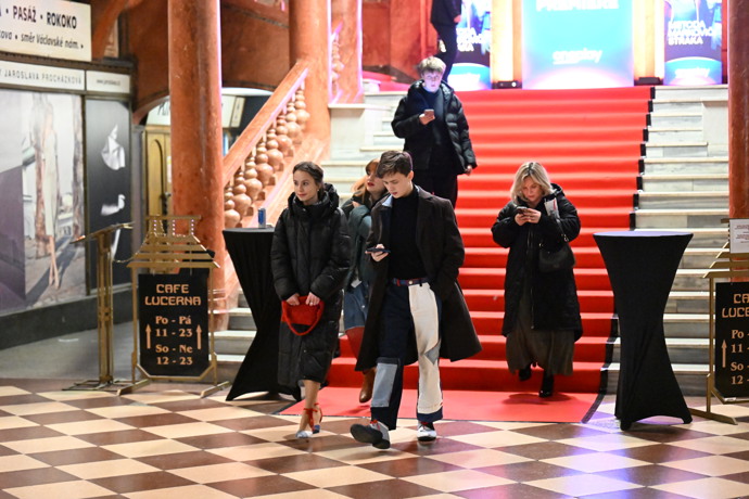 Maxmilián Kocek s přítelkyní.