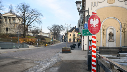 FOTO: Český Těšín leží přímo na hranici s Polskem.