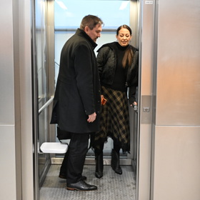 Agáta Hanychová dorazila k soudu, kde se řešila nejmladší dcerka.