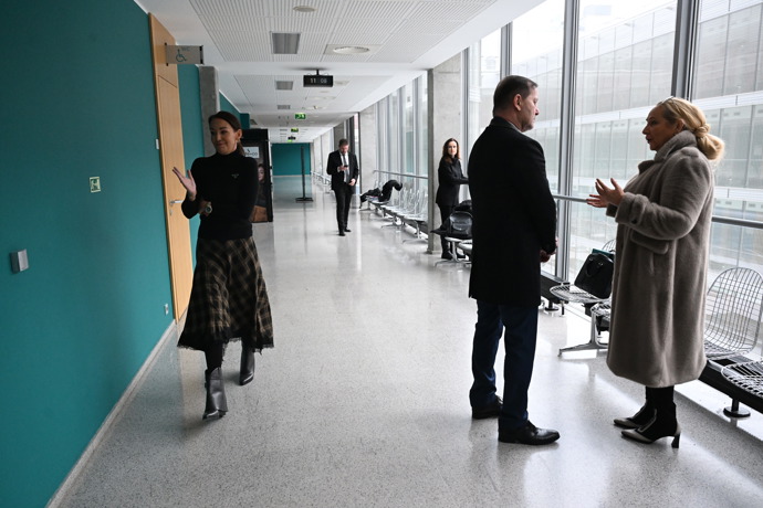 Agáta Hanychová šla na výzvědy. 