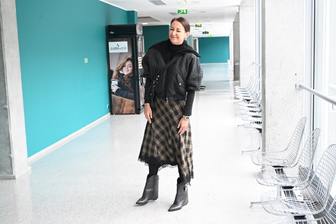 Agáta Hanychová odcházela ze soudní síně s úsměvem.