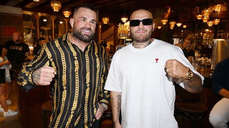 Raper Rytmus a Karlos Vémola.