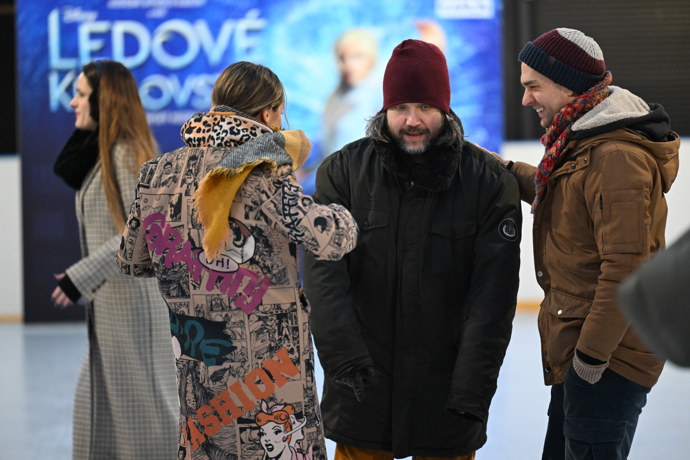 Ondřej Rychlý a Felix Slováček mladší měli skvělou náladu.