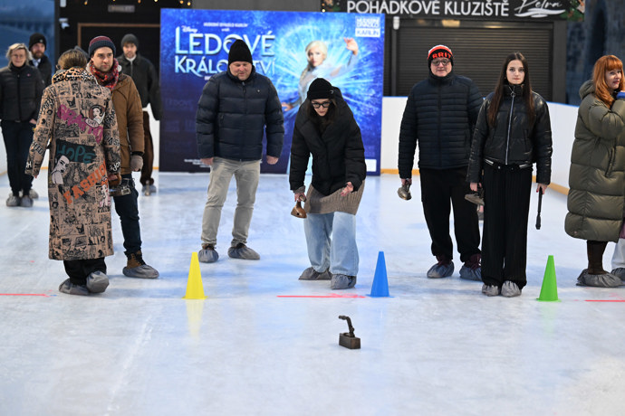 Eva Burešová při hře.