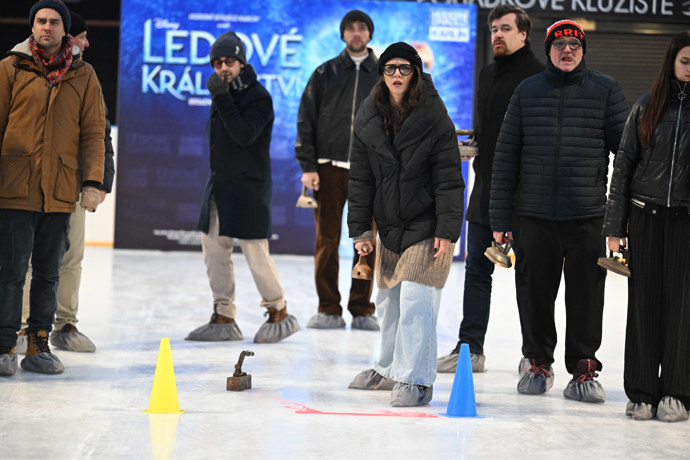 Eva Burešová při hře.