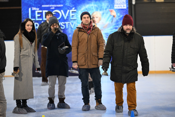 Felix Slováček mladší a Ondřej Rychlý při hře.