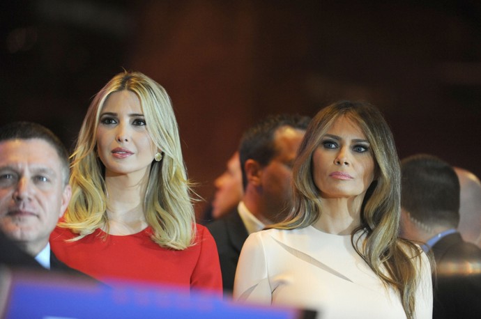 Melania Trump a její nevlastní dcera Ivanka.