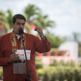 Venezuelský prezident Nicolás Maduro. 