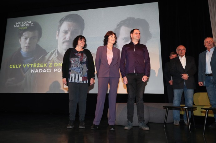 Rodina Jiřího Markoviče, manželka Eva, syn Jiří a dcera Monika. 