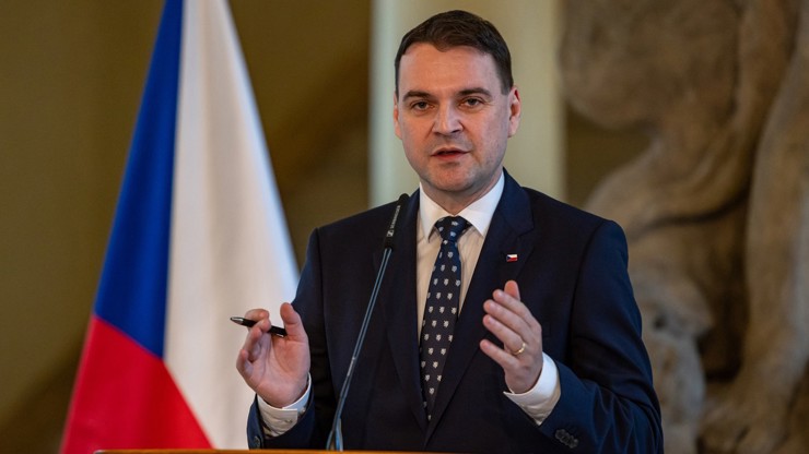 Ministr zahraničí Petr Macinka.