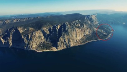 FOTO: Sídlo Vladimira Putina na pobřeží Černého moře.