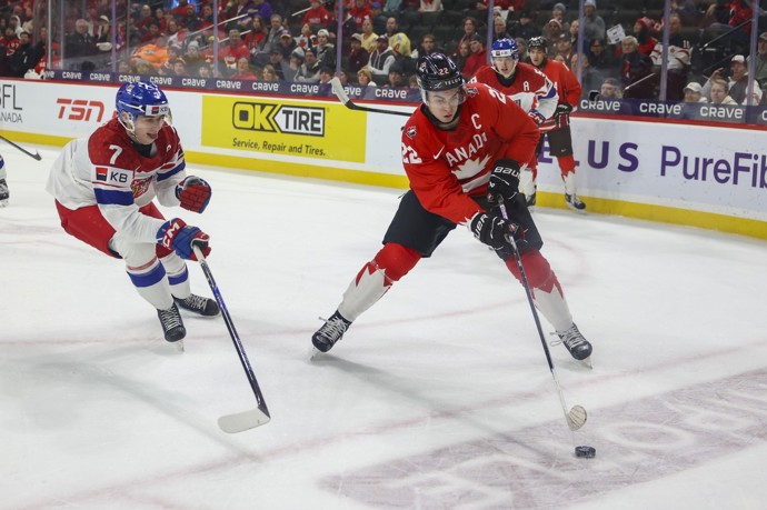 Kanada potřetí nestačila na rozjeté Česko.