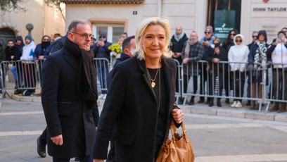 FOTO: Přišla i politička Marine Le Pen.