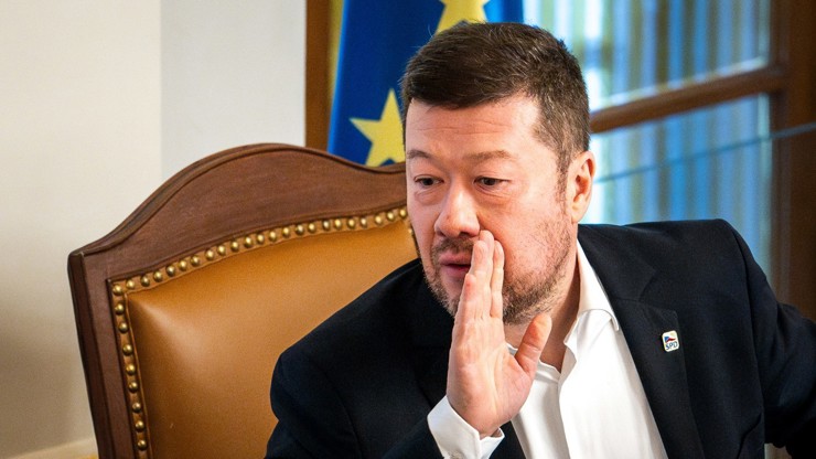 Předseda sněmovny Tomio Okamura.