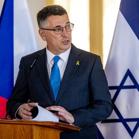 Izraelský ministr zahraničí Gideon Sa'ar. 