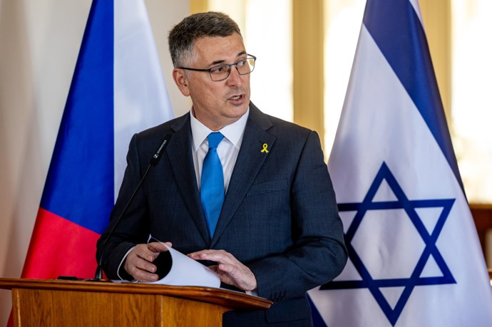 Izraelský ministr zahraničí Gideon Sa'ar. 