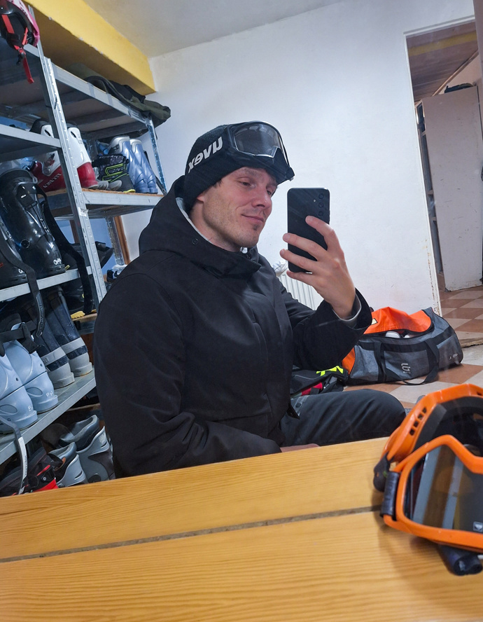 Pavel Callta je na horách spokojený.