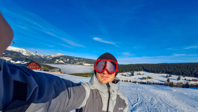 FOTO: Pavel Callta je velký fanoušek jízdy na snowboardu.