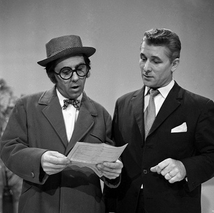 Felix Holzmann musel v 19 letech narukovat do německé armády. Na snímku s Františkem Budínem.