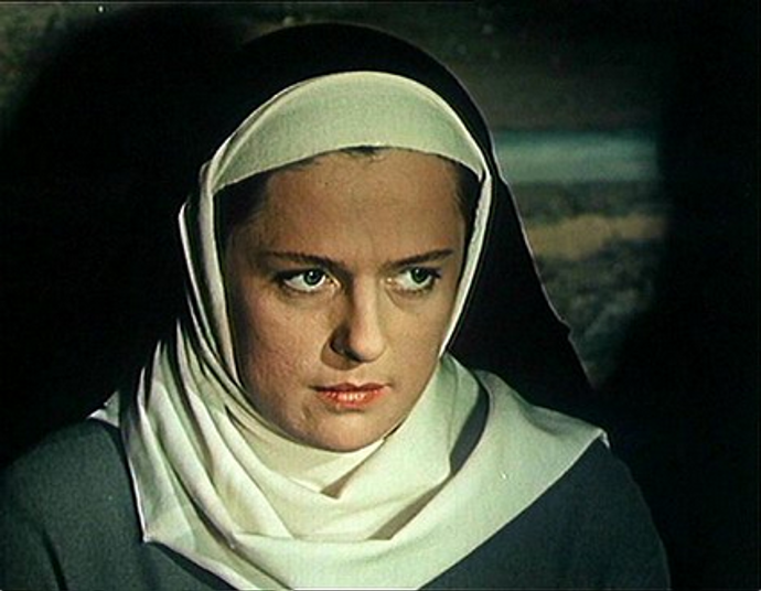 Herečka Vlasta Matulová se musela v dětství vyrovnat se šikanou (snímek z filmu Proti všem).