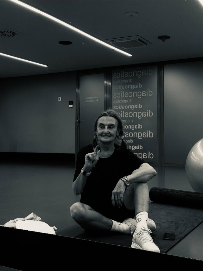 Eva Holubová cvičí každý den.