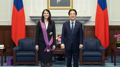 FOTO: Markéta Pekarová Adamová zíáskala na Tchaj-wanu ocenění.