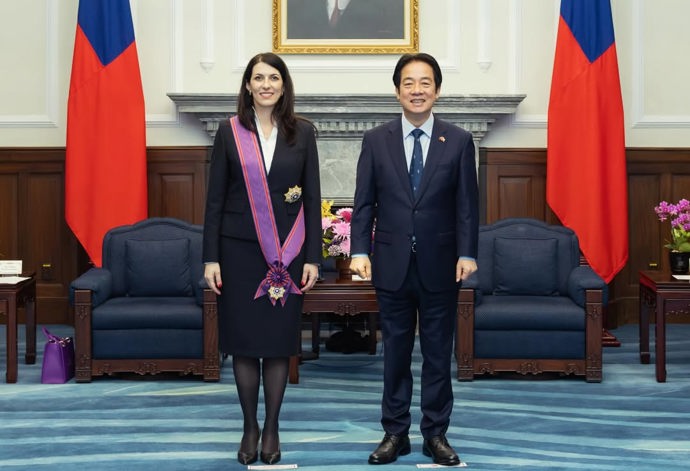 Markéta Pekarová Adamová získala na Tchaj-wanu ocenění.