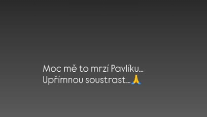 FOTO: Petra Nesvačilová poslala krátký vzkaz.