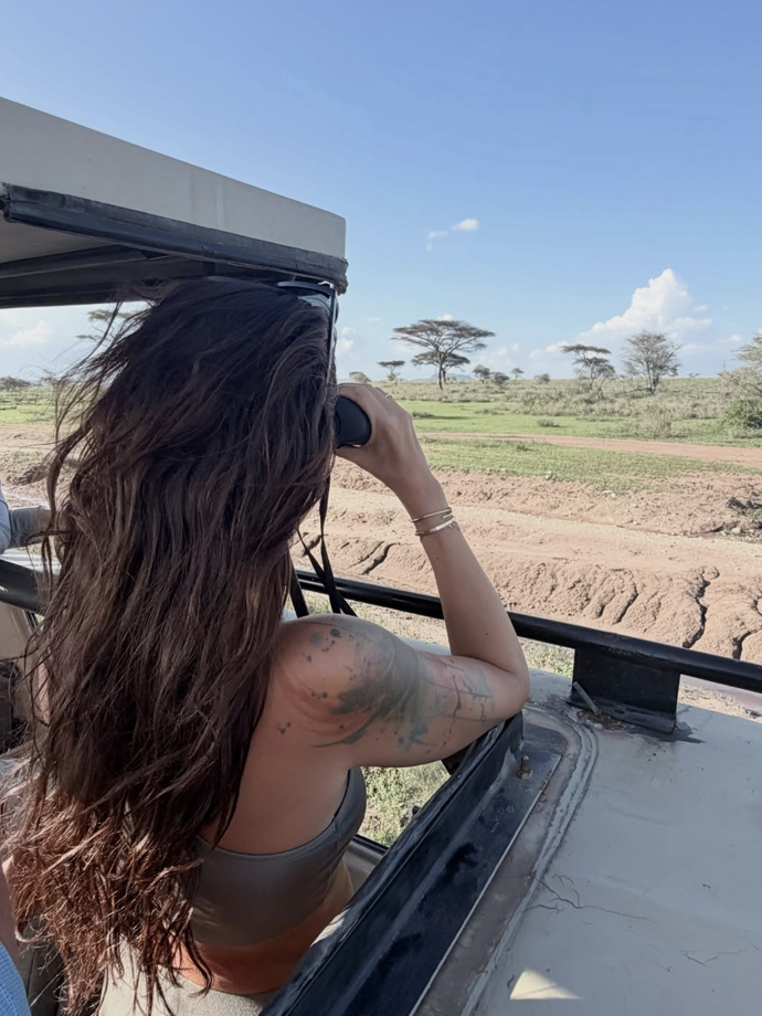 Agáta Hanychová tentokrát vyrazila s rodinkou na safari.