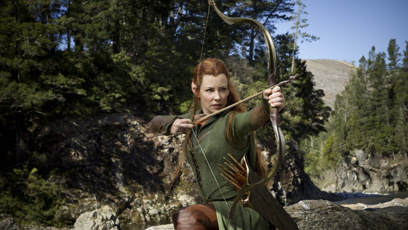 FOTO: Herečka Evangeline Lilly ve filmu Hobit.
