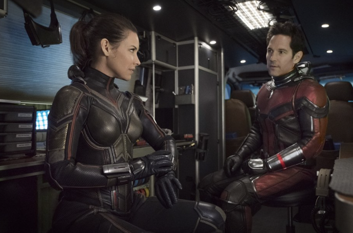 S hercem Paulem Ruddem ve filmu Ant-Man.