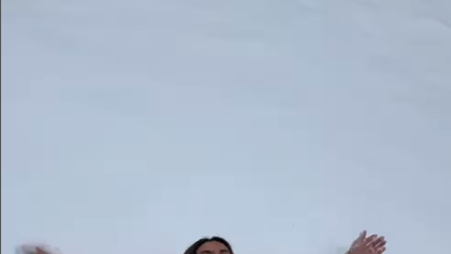 FOTO: Zimní počasí si očividně užívá.