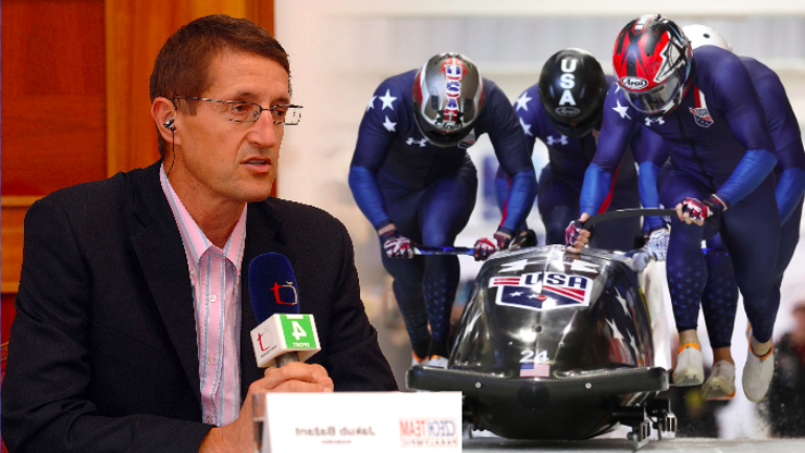 Trapas roku na České televizi: Komentátor Jakub Bažant nevěděl, že v bobu chybí posádka