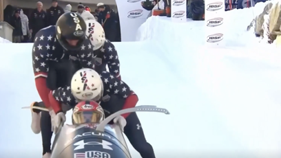 FOTO: Jednomu z nich se, však smýkla noha.