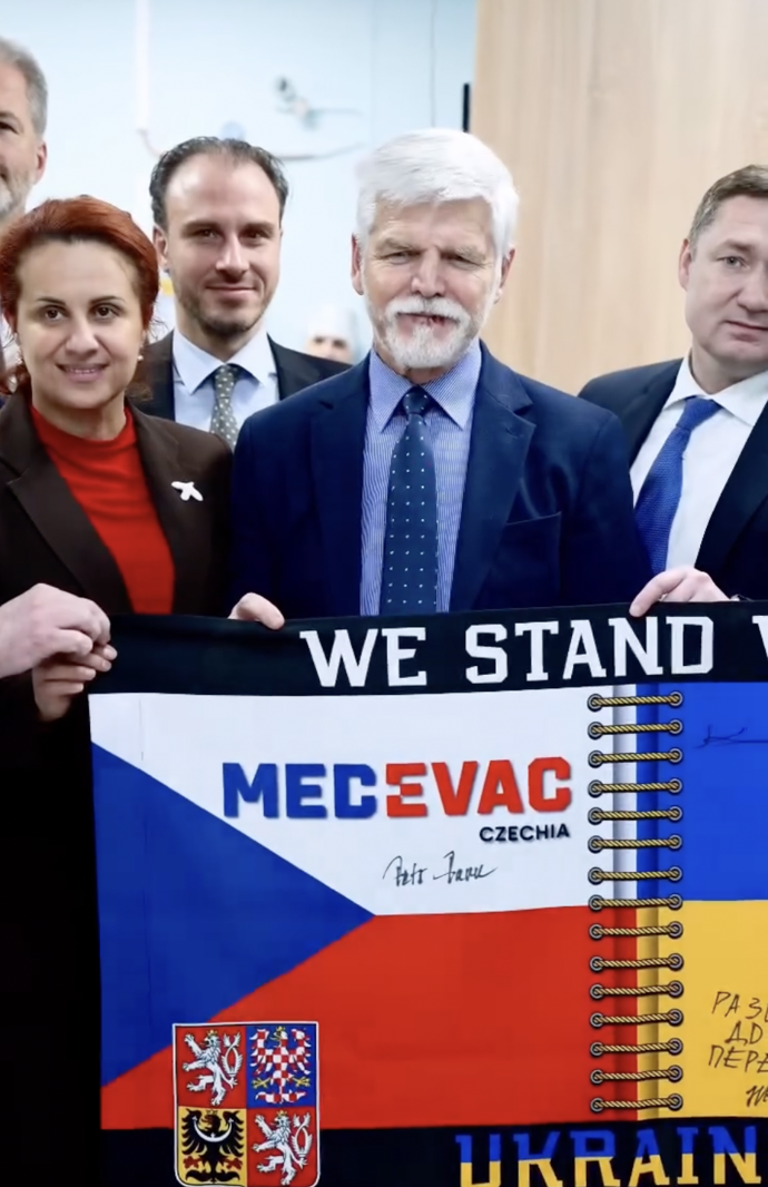 Prezident Petr Pavel odjel na Ukrajinu.