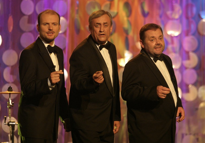 Mojmír Maděrič (vpravo) v GO - GO šou.