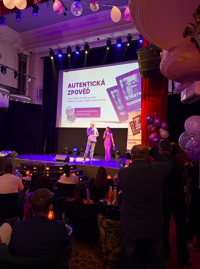 Křest knihy si sama zorganizovala.