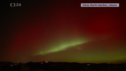 FOTO: Takto silná polární záře v Česku dlouho nebyla.