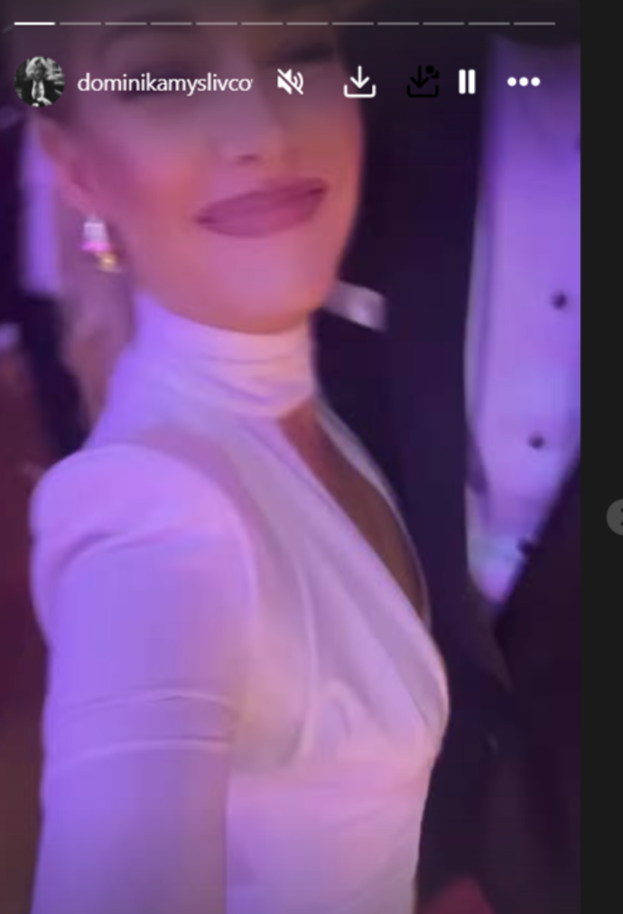 Dominika Myslivcová identitu partnera dlouho tajila.