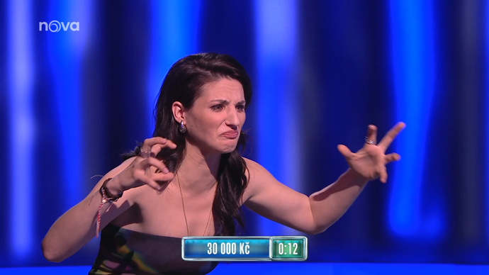 Kateřina Marie Fialová rozesmála celý tým.